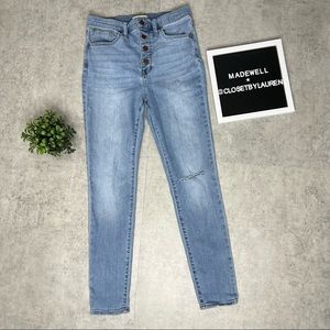 Madewell 11” Roadtripper Skinny Jeans